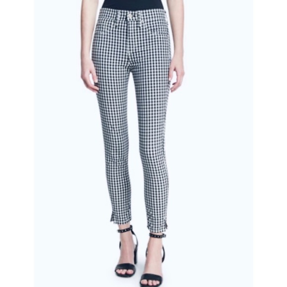 Rag & Bone gingham capri jeans - Picture 1 of 11